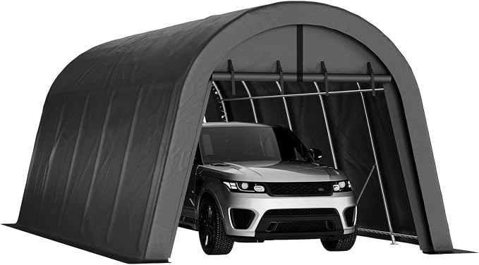 Portable Garage, Carport Canopy 12x20 FT Heavy Duty Car Port - Image 8