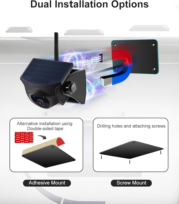 Metal Mounting Plate for Magnetic Wireless Backup Camera, 4.6"x3.1" Metal Base - Image 3