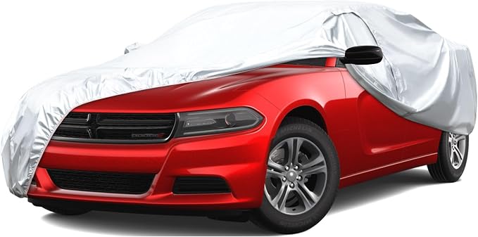 Car Cover Compatible with Dodge Charger 2006-2024/Honda Accord 2001-2024 by JAROGAN