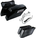 XFMT Motorcycle Hard Saddle bags Trunk W/Conversion Bracket Mount Kit Fit by XFMT
