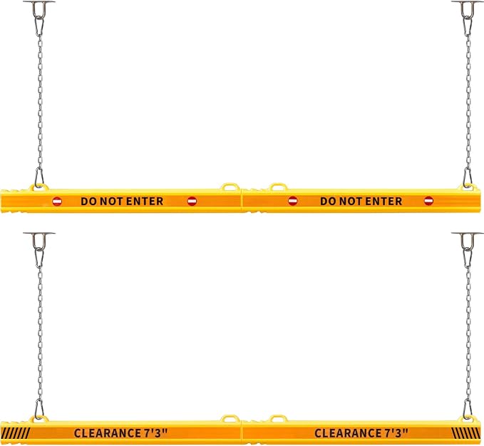 78" Parking Garage Height Clearance Bar by OranLite