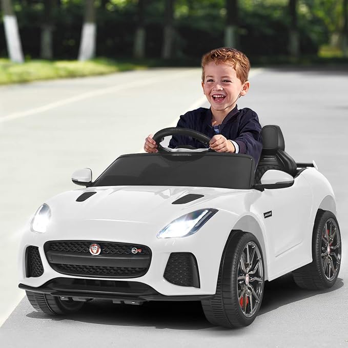 Costzon Ride on Car, 12V Licensed Jaguar F-Type SVR Battery Powered Kids' - Image 2