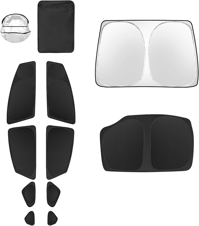 10pcs Car Window Shades for Toyota Prius Hatchback 2010-2015 Accessories by Unknown