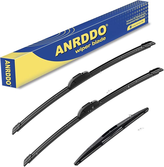 3 wipers Replacement For Nissan Pathfinder 2005-2012, Nissan Xterra 2005-2015 by ANRDDO