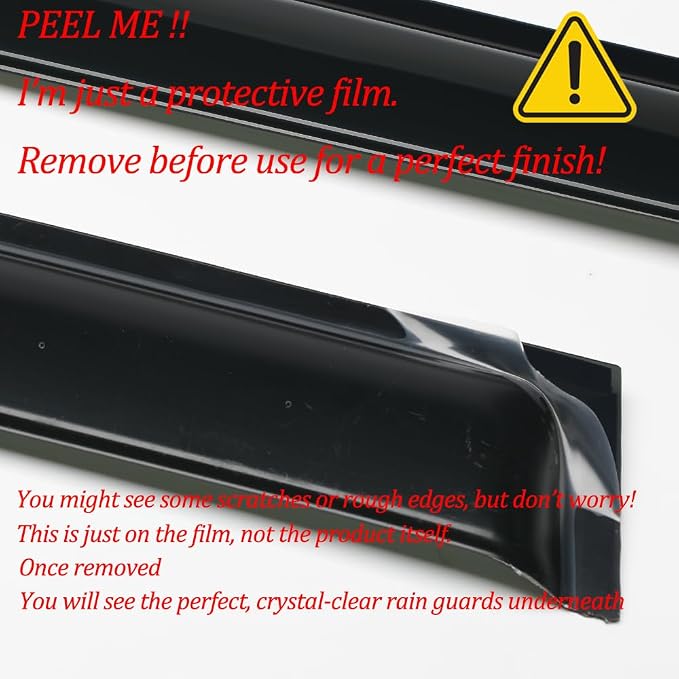 Side Window Deflector Visor Rain Guard - Image 6
