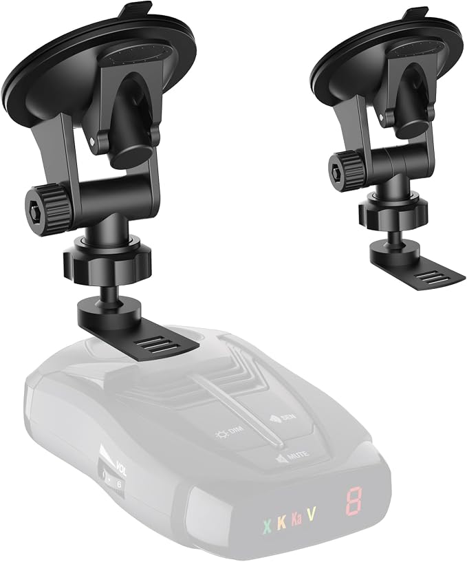 Super Radar Detector Mount, Super Car Windshield, Dashboard Suction Cup Bracket by xsaaczm
