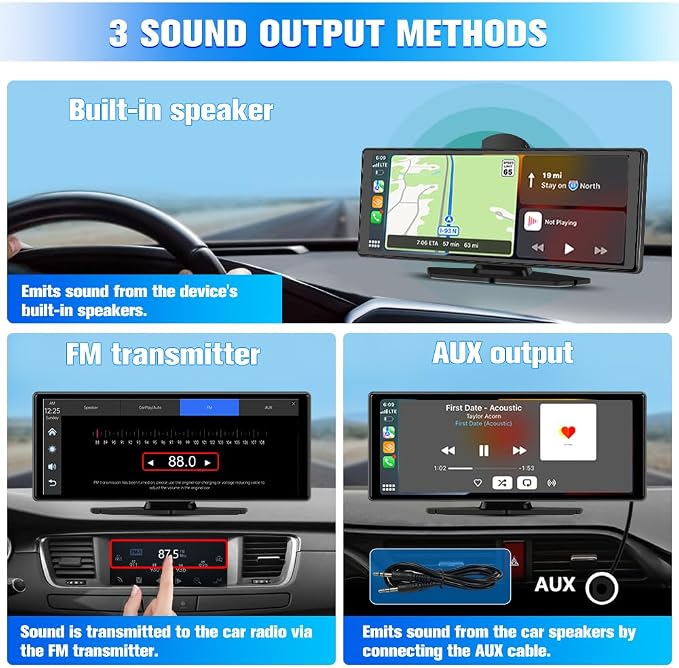 Portable Wireless CarPlay Screen - Image 6