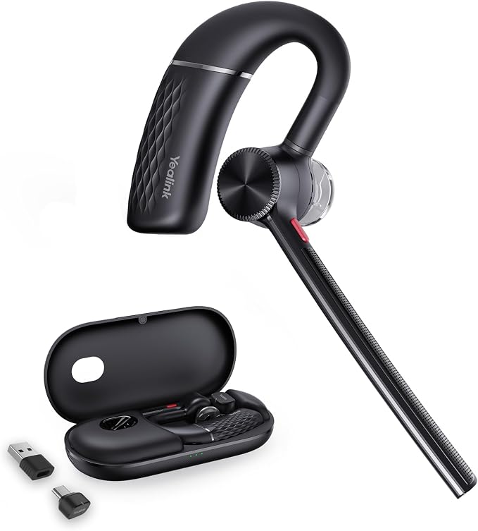 Yealink Bluetooth Headset BH71 Pro, Teams Zoom Certified, Single Ear Wireless by RedefineYourWorkplace