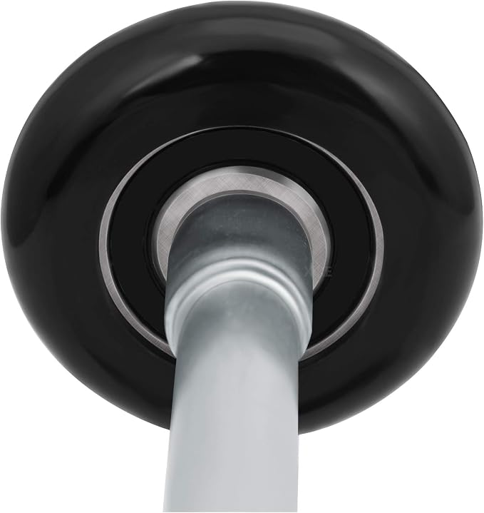 XiKe 10 Pack Black 2" Nylon Garage Door Roller 4" Stem, Quiet/Durable and High - Image 4