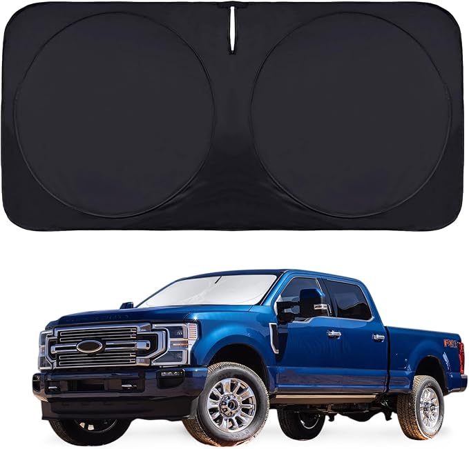for Ford F250 F350 F450 F550 2017-2024 2025 Super Duty Crew Cab Windshield Sun by INSAUTO