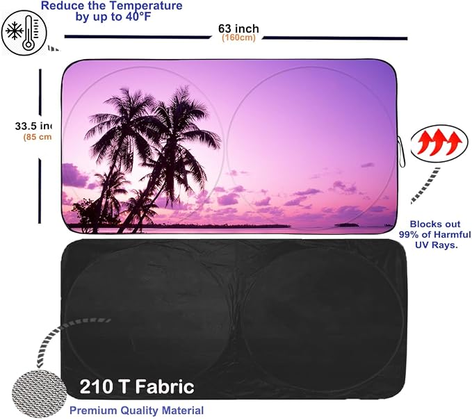 Gven Sunshade for Car Windshield - Image 2