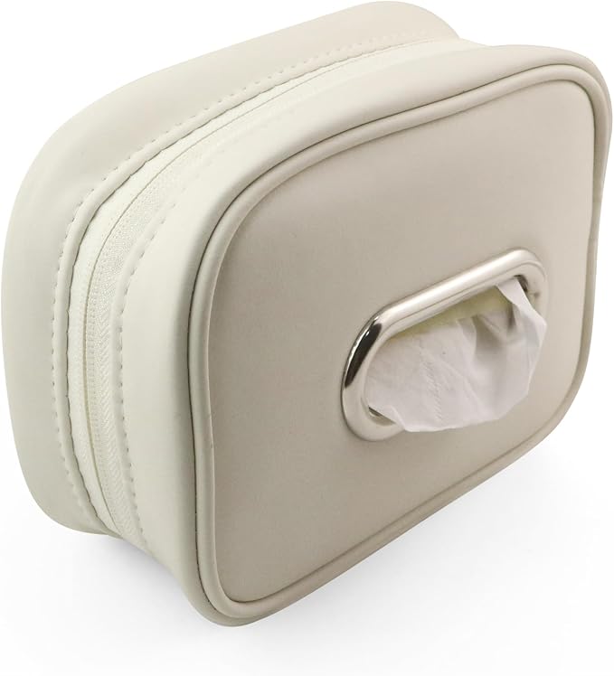 Car Tissue Holder, Tissue Box Cover Keep Car Tidy, Premium PU Leather Backseat by Heellpxi