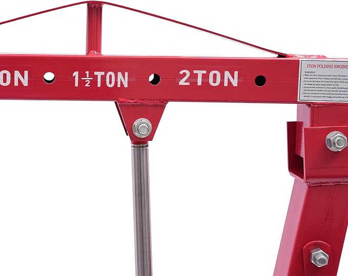 Folding Engine Hoist 2 Ton Engine Crane Lift - Image 9