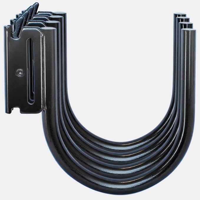 4-Pack 4" E Track J Hooks, Heavy Duty Black Steel Hanger 1, 400lbs Break - Image 9