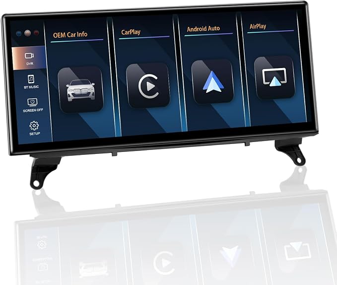 PEMP Linux 12.3" Ultra-Thin Screen E70 E71 CIC Wired and Wireless CarPlay by PEMP