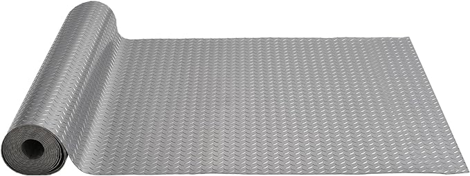 VEVOR Floor Mat, 13 x 4.9 FT PVC Flooring Roll, Non-Slip Diamond Texture by VEVOR