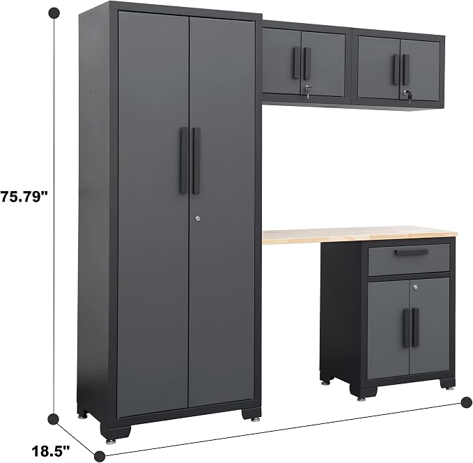 Torin Cabinet System Garage Storage Set, AGPZC30121002B-1 - Image 3