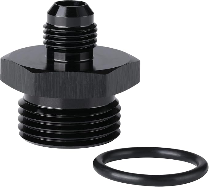 6AN Male Flare to 12AN ORB O-ring Boss Fuel Pump Rail Adapter Fitting Aluminum by Podavelle