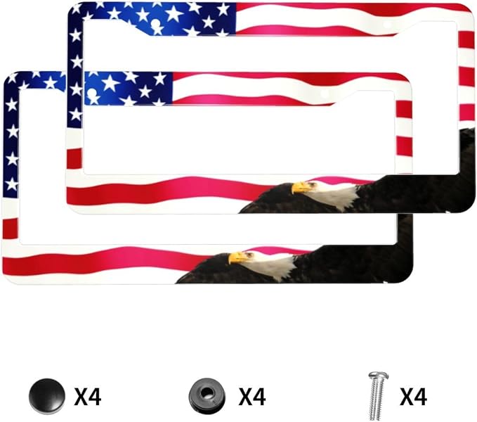 American Flag License Plate Frame American Flag License Plate Holder American - Image 2