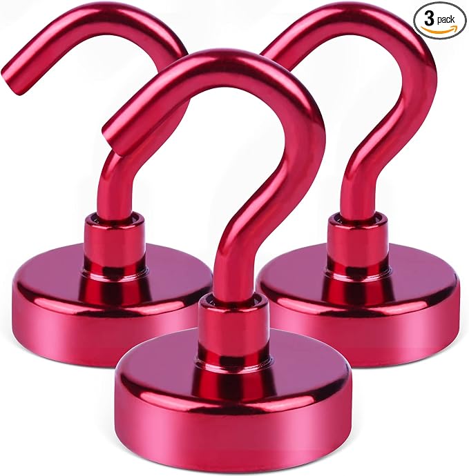 DIYMAG Magnetic Utility Hooks, 30Lbs Heavy Duty Rare Earth Neodymium Magnet by DIYMAG