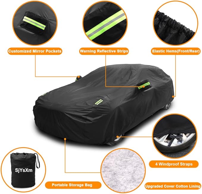 Custom Waterproof Car Cover Compatible - Image 2