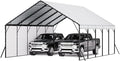 VEVOR 20x24 ft Heavy Duty Metal Carport, Outdoor Car Shelter by VEVOR