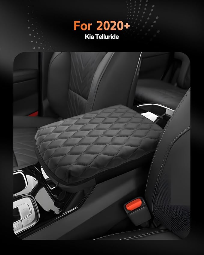 CDEFG for Kia Telluride 2020-2025 Center Console Cover Armrest Box Cover for - Image 2