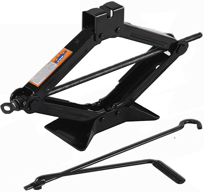 Scissor Jack for Car-2.0Ton 丨Car Jack Kit-Tire Jack丨Portable, 丨deal for SUV and by YIUSUJU