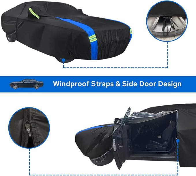 Avecrew Dodge Challenger Car Cover Waterproof All Weather - Image 3