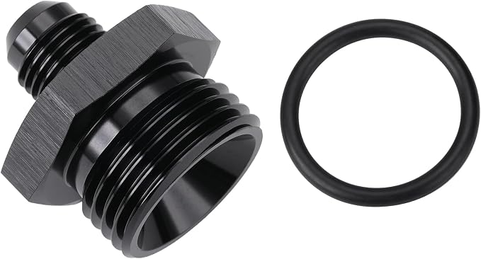 6AN Male Flare to 12AN ORB O-ring Boss Fuel Pump Rail Adapter Fitting Aluminum - Image 3
