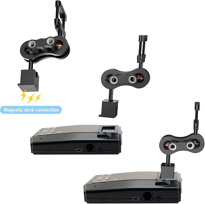 Radar Detector Mount, Aluminum Rearview Mirror Rod Radar Bracket, - Image 2
