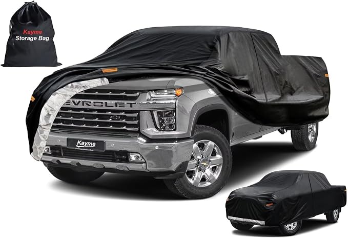 Kayme Truck Cover Custom Fit Chevrolet Silverado 3500HD Regular Cab LB. Full by kayme