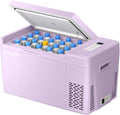 BougeRV Purple 23Quart Portable Refrigerator, 12 Volt Fridge 22L, Portable by BougeRV