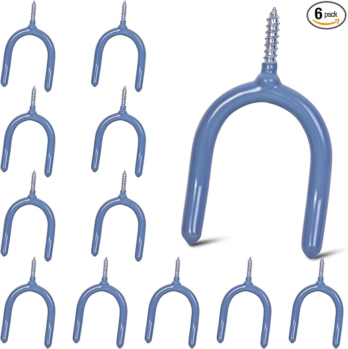 12 Pack Garage Storage System Steel U Hooks by Unknown