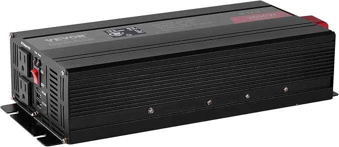VEVOR Pure Sine Wave Inverter, 2000 Watt, DC 12V to AC 120V Power Inverter - Image 10