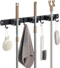 Broom Hanger and Mop Holder, Heavy Duty Garden Tool Organizer Rack Rake and by JAMEND+CLXP