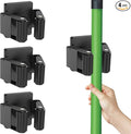 4 Pack Strong Magnetic Mop Broom Holder, Heavy Duty Magnetic Broom Mop Hanger by SKNOOYLIGHT