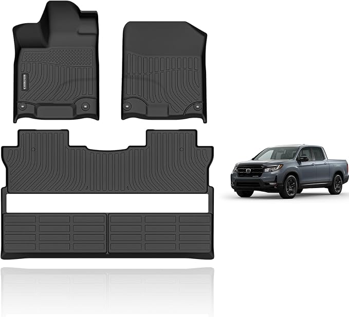 KELCSEECS® Floor Mats Custom for Honda Ridgeline 2025 2024 2023-2017 All by KELCSEECS