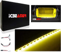 ICBEAMER 12" Amber Yellow 18SMD 2835 LED Strip Light Universal Fit Car Trunk by ICBEAMER