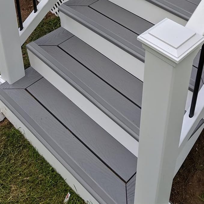 Rubber Bond Stair Edge Protector 36x2x1 inch Anti-Slip Stair Corner Trim Rubber - Image 5