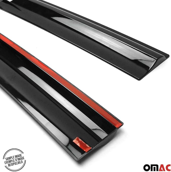 OMAC Front Bug Shield Hood Deflector & Window Visor - Image 8
