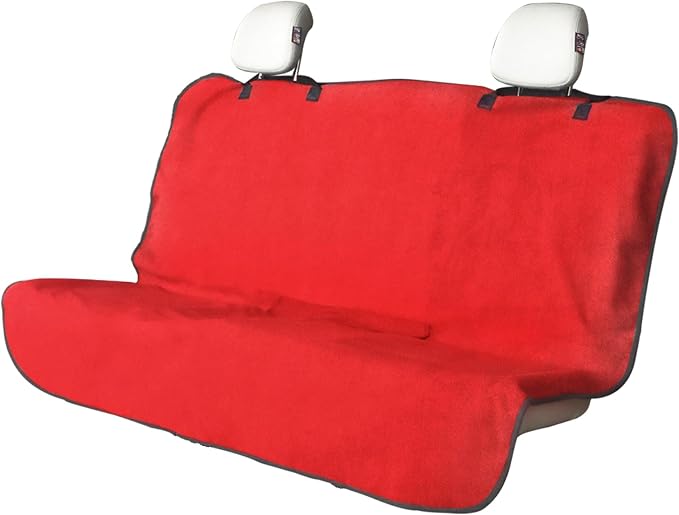 Back Seat Cover for Car Trucks Van SUV, Waterproof Rear Bench Towel Seat Covers by LoyaGour