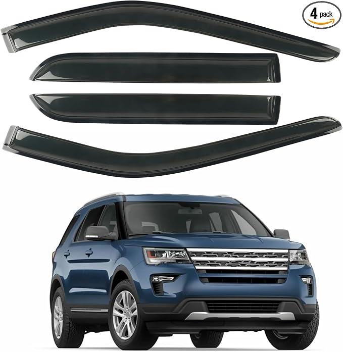 4PCS Rain Guards Window Visor Fit by CHYKORLA
