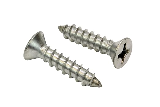Bolt Dropper #12 X 1-1/2'' Stainless Steel Flat Head Phillips Wood Screw by BoltDropper