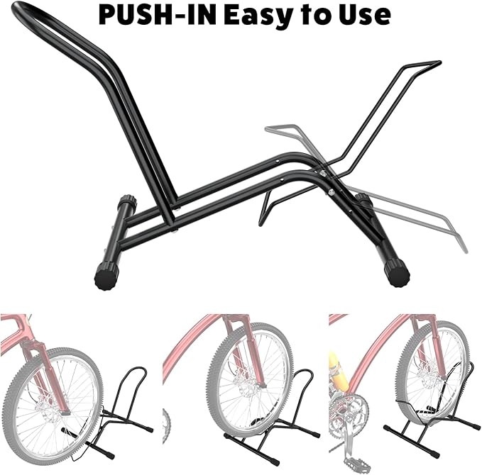 UNITEDPOWER Bike Floor Stand, Adjustable Freestanding Bicycle Storage Parking - Image 2