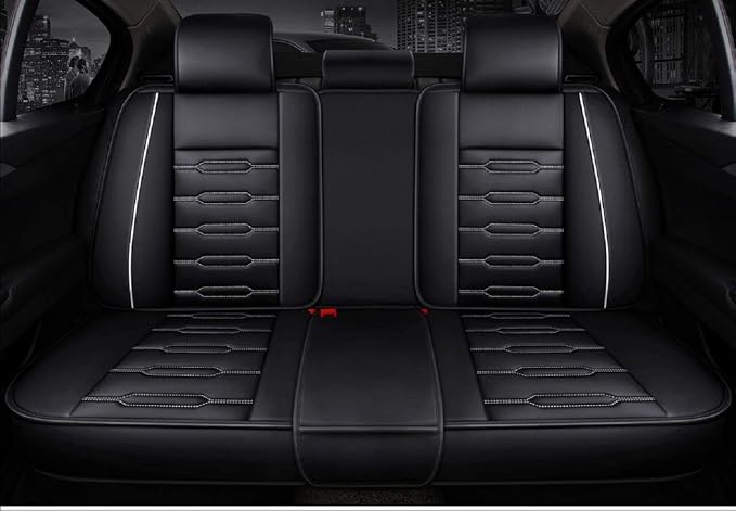 Seat Covers Full Set, Waterproof Leather Seat Covers - Image 3