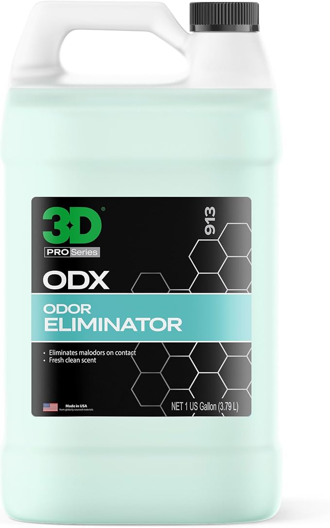 3D ODX - Automotive Odor Eliminator - Deodorizes Pet, & Other Linger Odors - by 3DCarCare