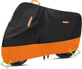 Motorcycle Cover 300D Oxford Motorcycle Covers Waterproof Outdoor Storage Fit by SECELES