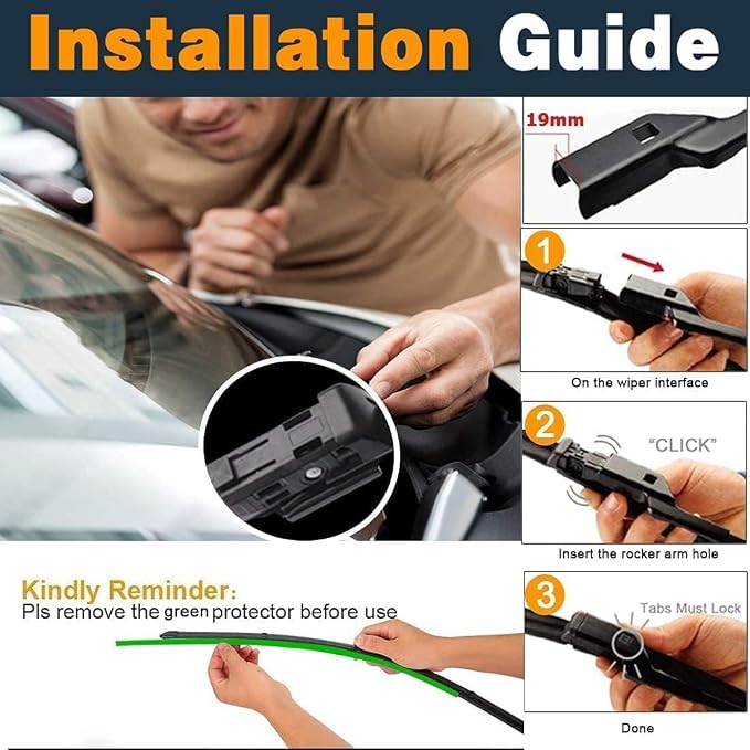 AUTOBOO 24"+20" Windshield Wipers - Image 4