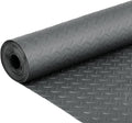 7.5 x 17 FT Garage Floor Mat, Thickened Diamond Plate PVC Garage Parking Mat by Dollate